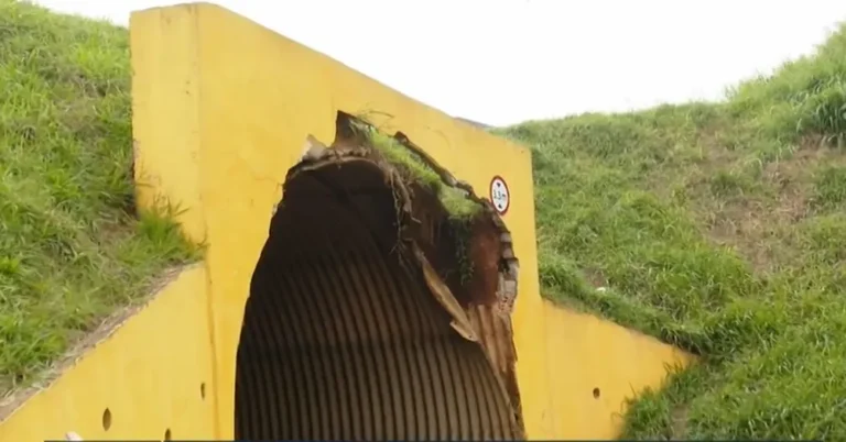 Túnel perigoso em Ponta Grossa: Motoristas preocupados com danos estruturais e falta de manutenção