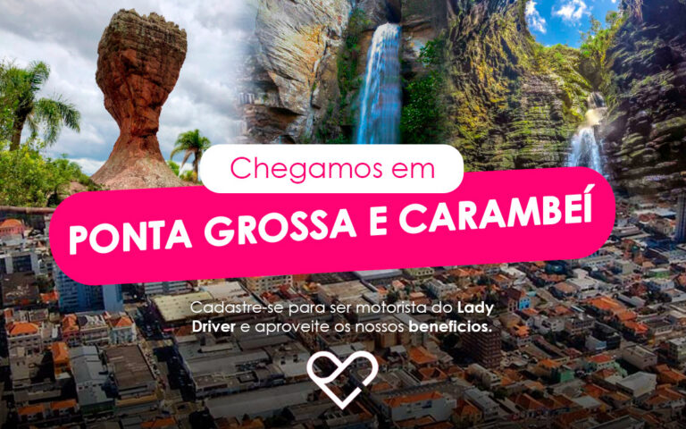 OPORTUNIDADE: Maior aplicativo de mobilidade urbana do mundo destinado a mulheres, crianças e idosos busca motoristas em Ponta Grossa e Carambeí