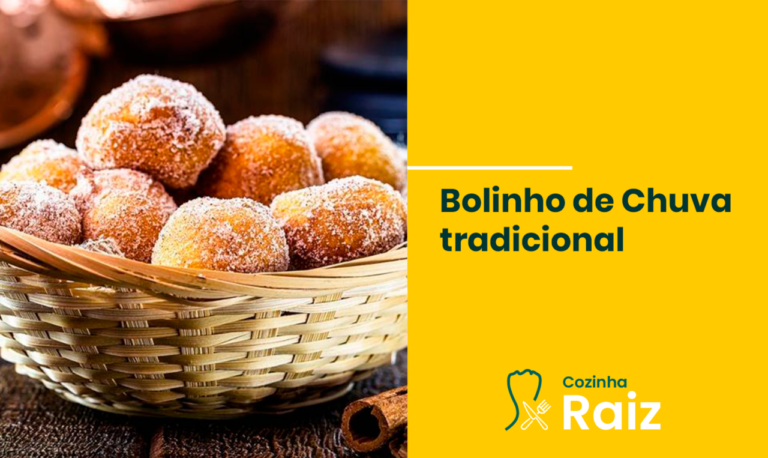 Dia chuvoso merece um bolinho de chuva!