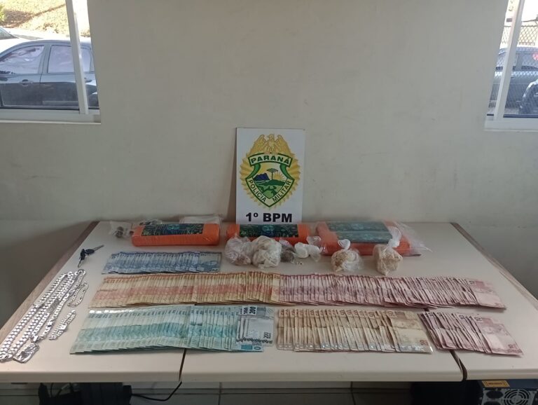 Combate ao tráfico: Polícia Militar apreende grande quantidade de entorpecentes em Ponta Grossa!