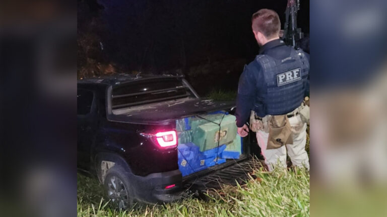 Polícia Rodoviária Federal recupera veículo carregado com mais de meia tonelada de maconha!