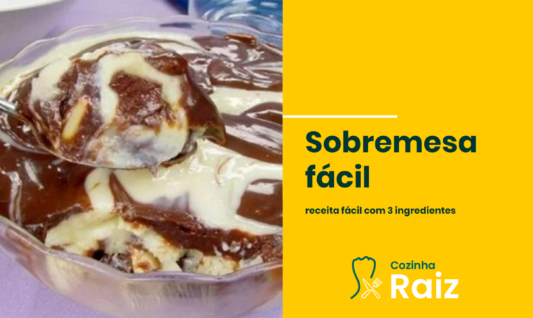 Sobremesa fácil com apenas 3 ingredientes!