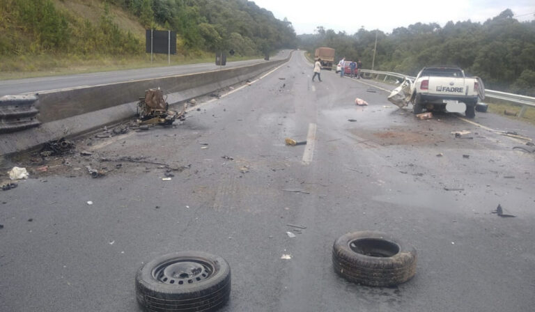 Urgente: Grave acidente na BR 376 em Tibagi com vítima fatal.