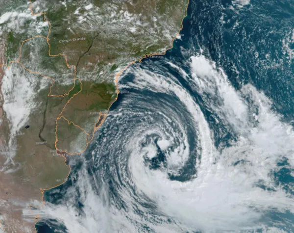 Ciclone extratropical deixa o Sul do Brasil em alerta!