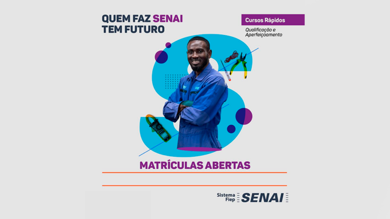 Senai oferece cursos gratuitos em Ponta Grossa; inscrições abertas!