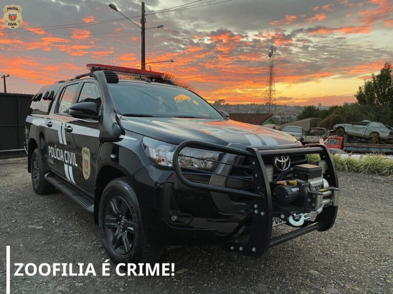 Polícia Civil apreende adolescente infrator que praticou atos de zoofilia