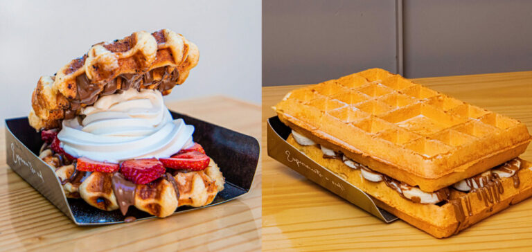 Inaugura em Ponta Grossa nova unidade da The Waffle King com distribuição de sorvetes