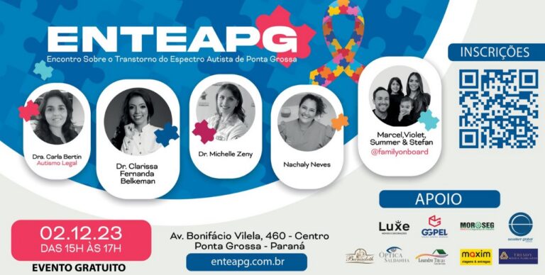 Evento para Conscientização sobre o Autismo acontece nesse sábado (02)