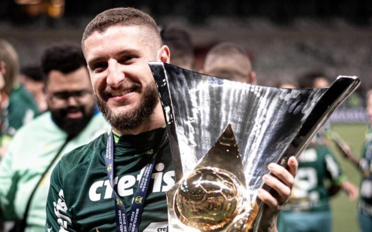 Ponta-grossense Zé Rafael conquista novamente o campeonato brasileiro pelo Palmeiras