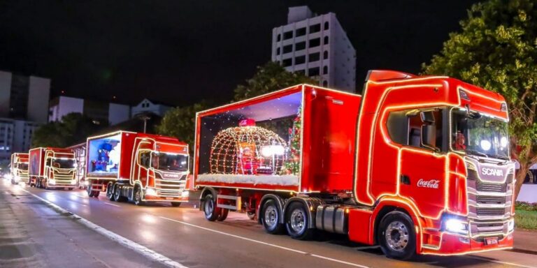 Bora turma? Caravana de Natal da Coca-Cola divulga trajeto em PG para o dia 22