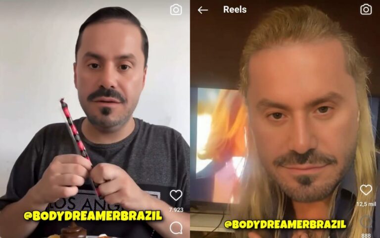 Galã do Amor e Alisson Spitzner são ‘Carianizados’ após brincadeira com filtro em vídeo nas redes