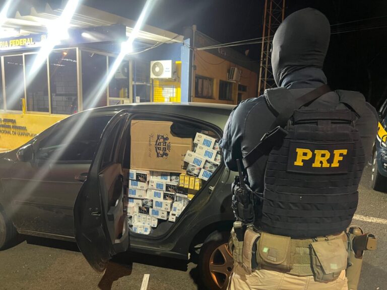 PRF apreende cerca de 13 mil maços de cigarros estrangeiros com destino a Ponta Grossa