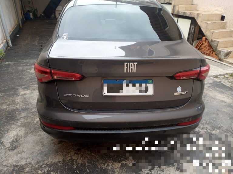 Polícia recupera veículo roubado de motorista de aplicativo