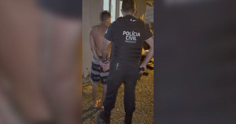 PCPR e PCSC realizam a prisão de criminoso responsável por bilhete premiado