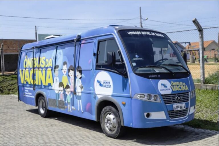Prefeitura de Ponta Grossa divulga agenda do ônibus da vacina para esta semana