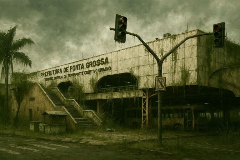 Imagens de Ponta Grossa em um apocalipse zumbi viralizam nas redes sociais