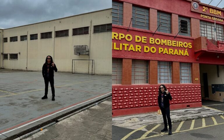 Aquiles Priester, ex-baterista do Angra, retorna a Ponta Grossa após 38 anos e relembra primeira visita durante Jogos Estudantis