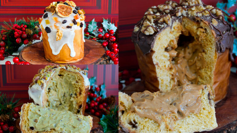 Catálogo de Natal da Bina’s Cake aposta em chocotones recheados e encomendas corporativas personalizadas