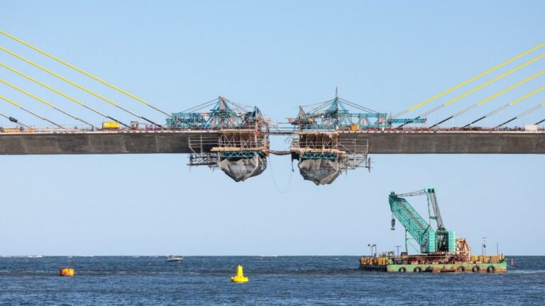 Ponte de Guaratuba atinge 91% de execução e entra na reta final
