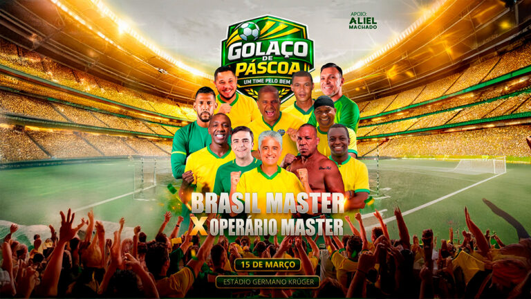 ‘Golaço de Páscoa’ reúne estrelas do futebol mundial em Ponta Grossa neste domingo (15)