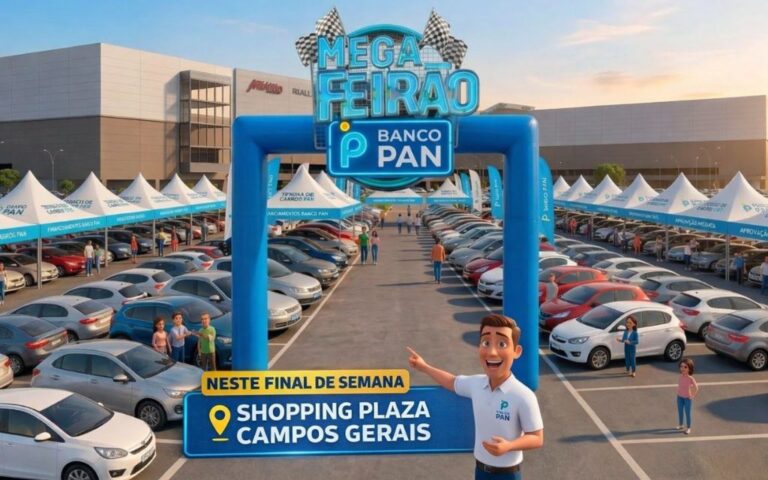 Mega Feirão Auto Pan promete movimentar Ponta Grossa com mais de 500 carros e condições facilitadas de financiamento