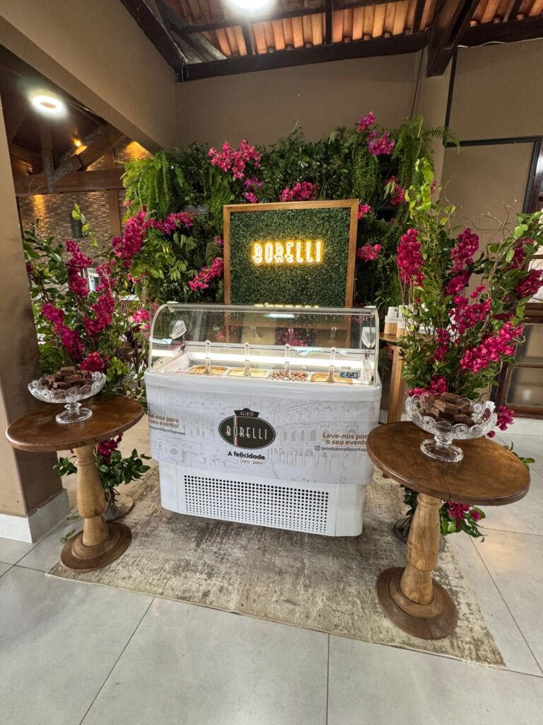 Quer impressionar no seu evento? Gelato Borelli leva experiência completa até você em Ponta Grossa