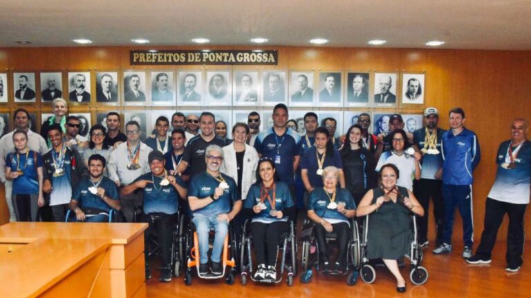 Ponta Grossa conquista 76 medalhas nos Jogos Paradesportivos do Paraná