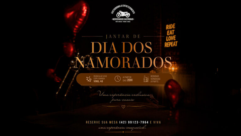 Ainda sem planos? Mercenários terá experiência exclusiva para casais no Dia dos Namorados
