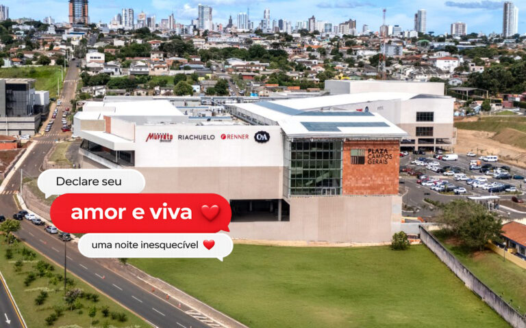 Plaza Campos Gerais vai premiar declaração de amor com jantar romântico e cinema VIP; saiba como participar
